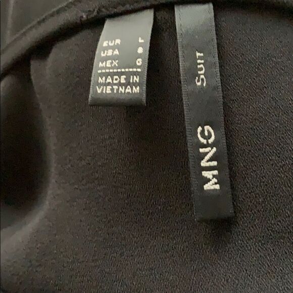 MNG (mango) black crew neckline tunic. Size 8. - Picture 5 of 5